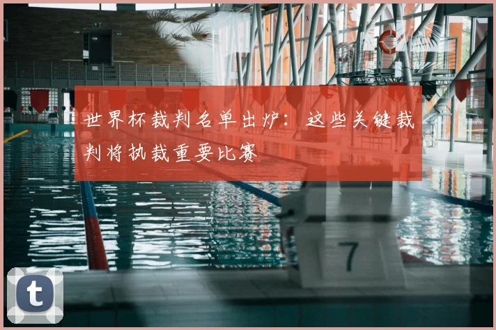 世界杯裁判名单出炉：这些关键裁判将执裁重要比赛